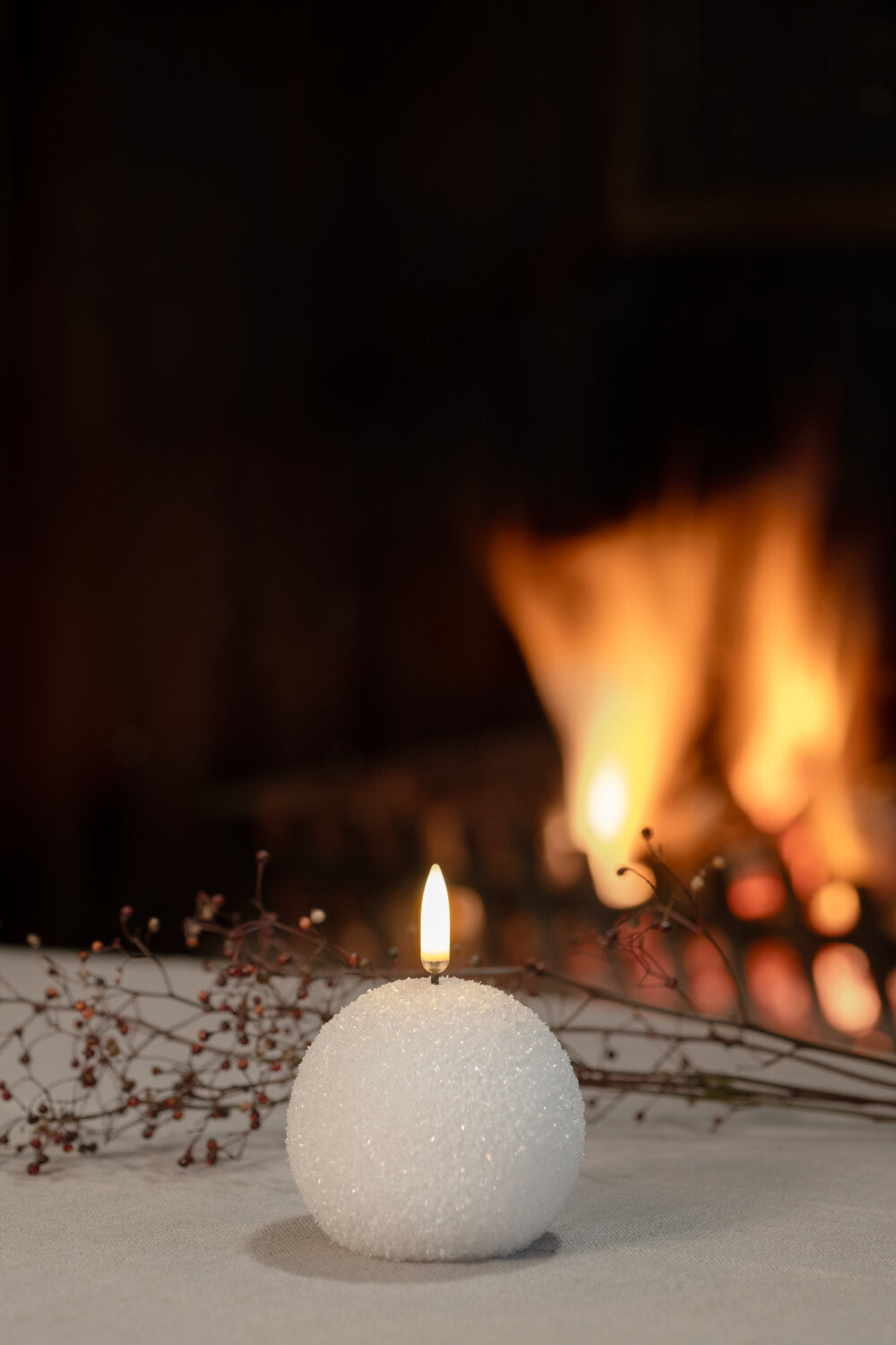 Round LED lys, Nordic White - Ø7 cm